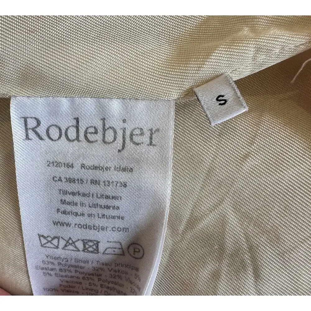 Rodebjer Cream Oversized Blazer SMALL Unstructured 80s Career Suiting Boxy $455 - Picture 13 of 14